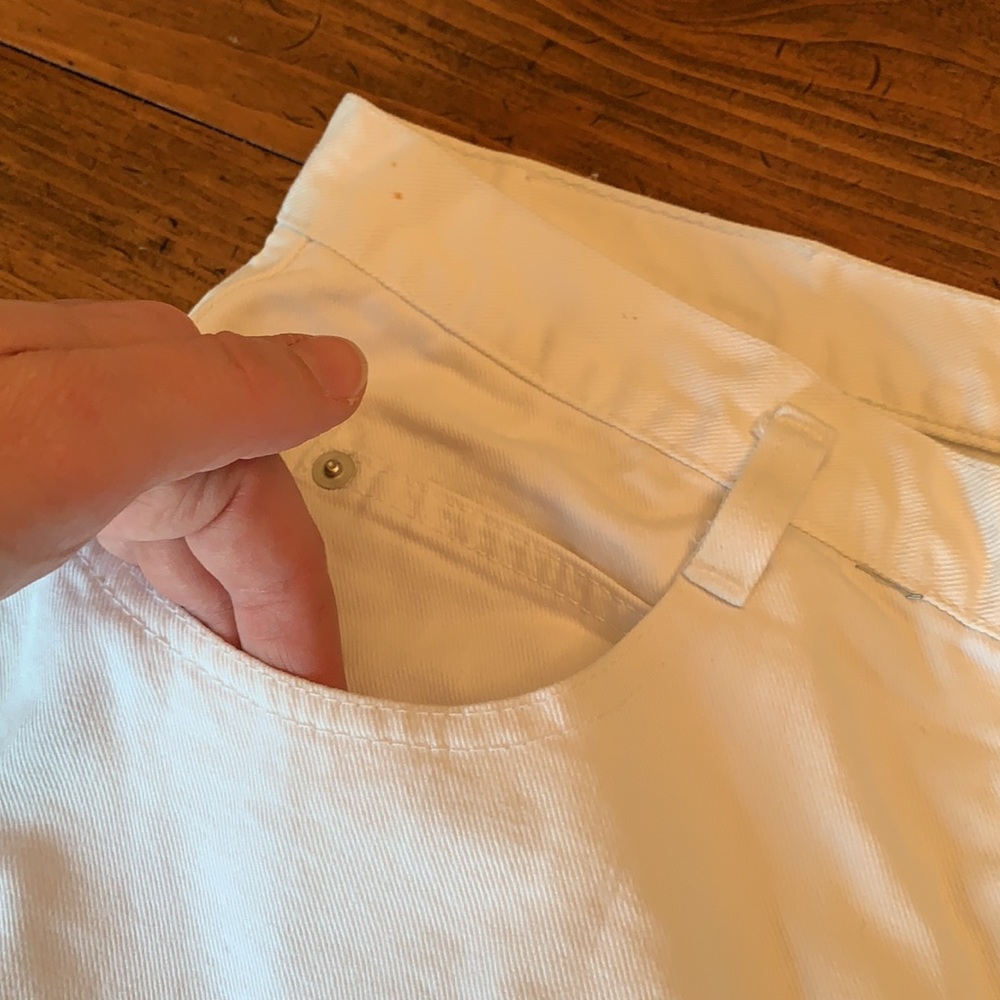 ** Authentic Forenza White Jean Shorts L - Picture 5 of 16